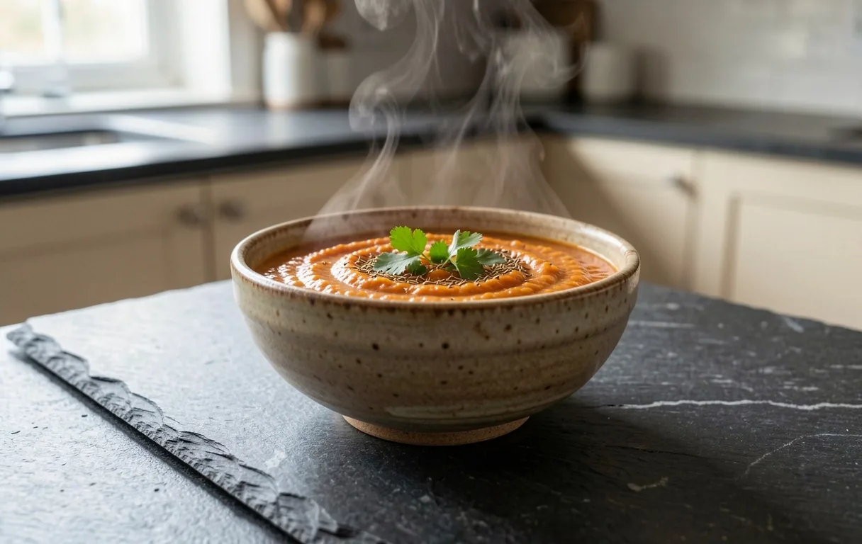 Lentil dahl preparation